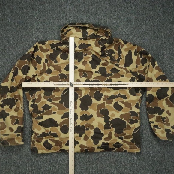 VINTAGE Columbia‎ Jacket Mens Large Brown Green Frog Camo Hunting Gore GTX - Picture 9 of 13